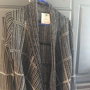 Anthro Sparrow Handkerchief hem cardigan